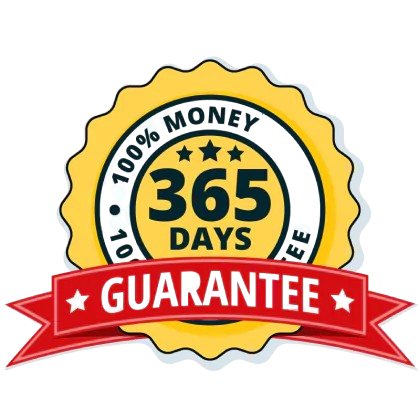 Pineal Guardian 365-day money-back guarantee seal