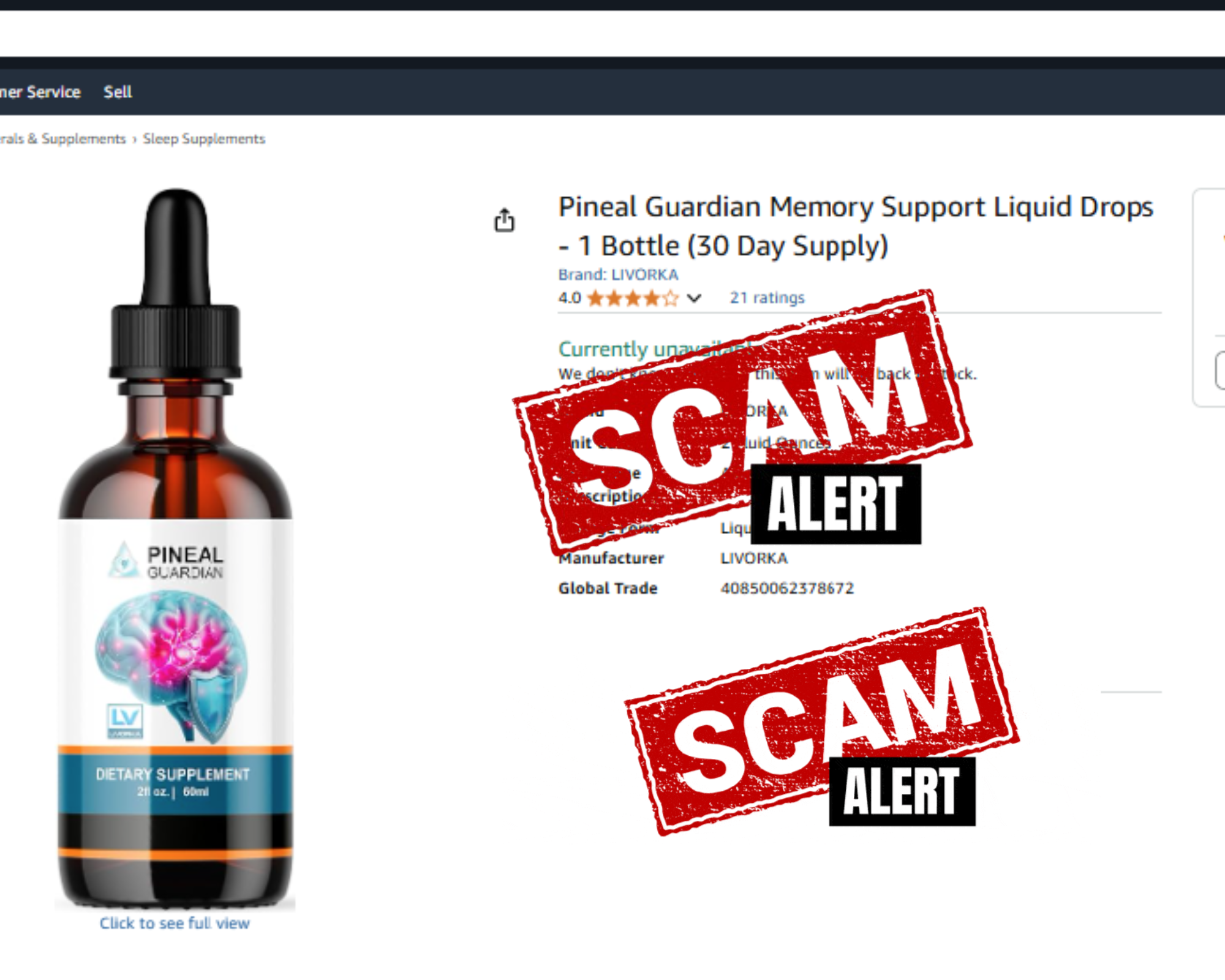 pineal guardian scam alert